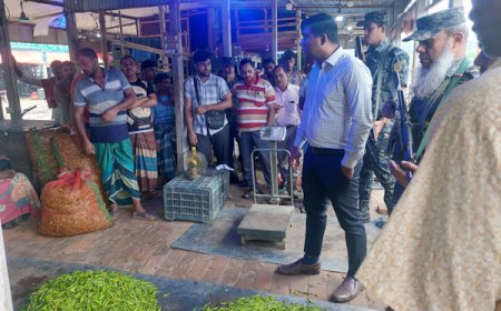 বেশি দামে কাঁচামরিচ বিক্রি, পাঁচ প্রতিষ্ঠানকে জরিমানা