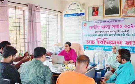 জাতীয় মৎস্য সপ্তাহ উপলক্ষে সাটুরিয়ায় মতবিনিময় সভা