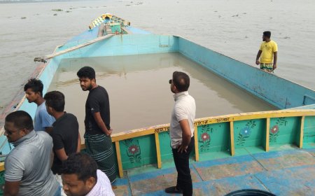 নদীতে অবৈধভাবে বালু উত্তোলন বন্ধ করতে গিয়ে বিপাকে ইউএনও!
