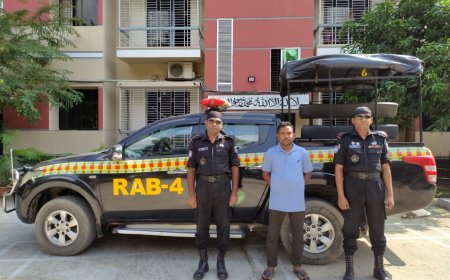 ৫ কেজি গাজাসহ মাদক কারবারি গ্রেফতার