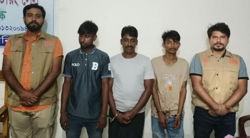 ১৪ লাখ টাকার হেরোইনসহ গ্রেফতার তিন