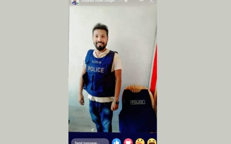 স্বেচ্ছাসেবক লীগ নেতার গায়ে পুলিশের জ্যাকেট, এসআই ক্লোজড