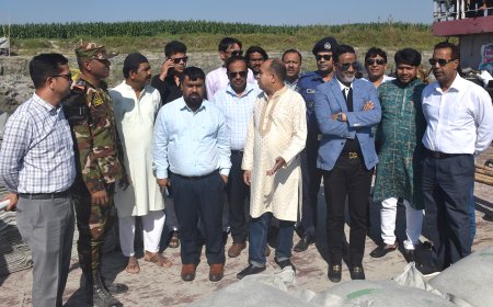 হরিরামপুরে  ৯৪ কোটি টাকা ব্যায়ে পদ্মার তীর সংরক্ষণ কাজ শুরু