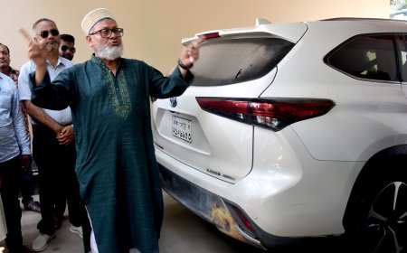 শিবালয়ে চেয়ারম্যান প্রার্থীর গাড়িবহরে ককটেল হামলার অভিযোগ