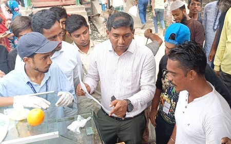 ভেজাল শরবত বিক্রেতাকে ভোক্তার জরিমানা