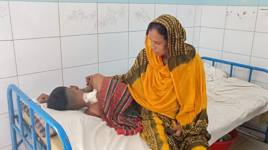শিবালয়ে তুচ্ছ ঘটনার জেরে কিশোরকে কুপিয়ে জখম